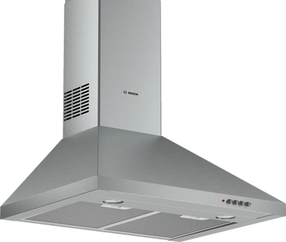 Bosch Series 2 60cm wall-mounted chimney cooker hood in Stainless Steel