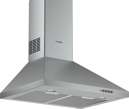 Bosch Series 2 60cm wall-mounted chimney cooker hood in Stainless Steel