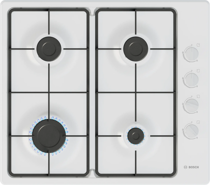 Bosch Series 2 PBP6B2K60 60cm Gas Hob White