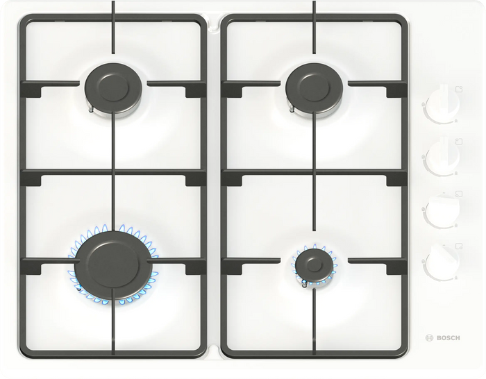 Bosch Series 2 PBP6B2K60 60cm Gas Hob White