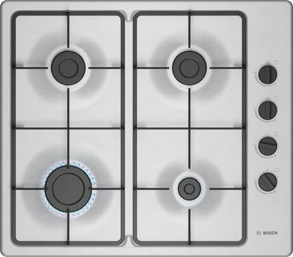Bosch Series 2 PBP6B5K60 60cm Gas Hob Stainless Steel
