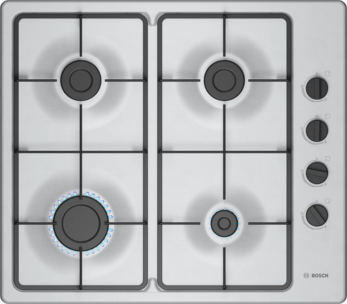 Bosch Series 2 PBP6B5K60 60cm Gas Hob Stainless Steel