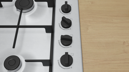 Bosch Series 2 PBP6B5K60 60cm Gas Hob Stainless Steel