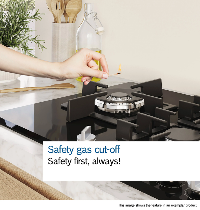 Bosch Series 2 PBP6B5K60 60cm Gas Hob Stainless Steel