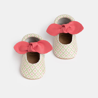 Bow Peep Knotted Bow Baby Shoe Knotted Bow Mocc Soft Sole