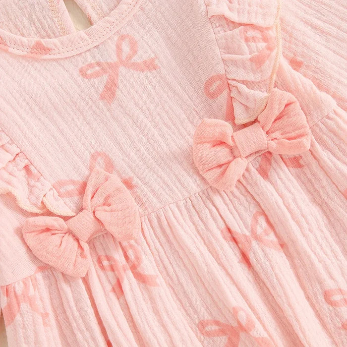 BOWTIE Ruffle Muslin Jumpsuit