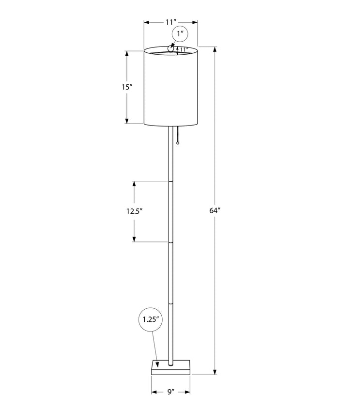 Brass Metal Lighting Floor Lamp [Online Only]
