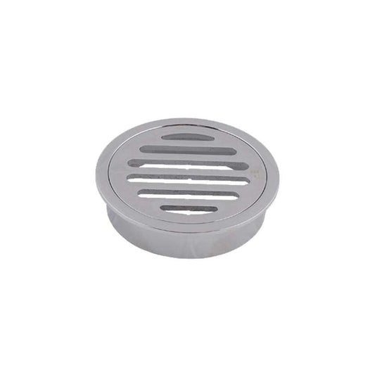 Brasshard Drop In Round Grate 80mm CP