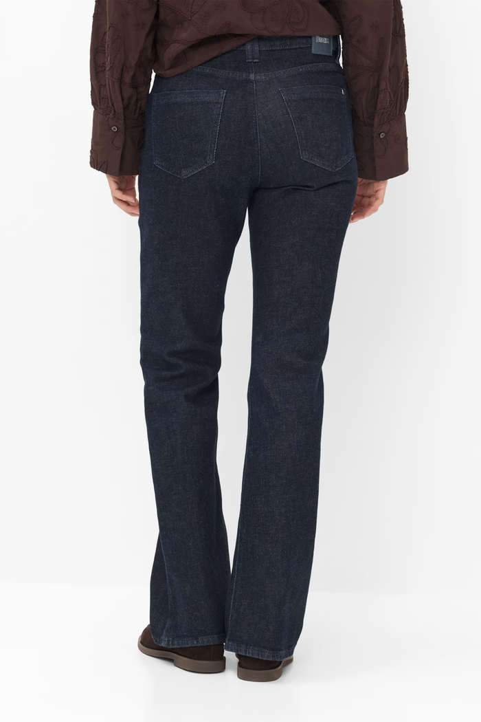 Brax Mary 09-6013-12 Bootcut Jeans Denim Dark Blue back view Shop Brax at Dotique