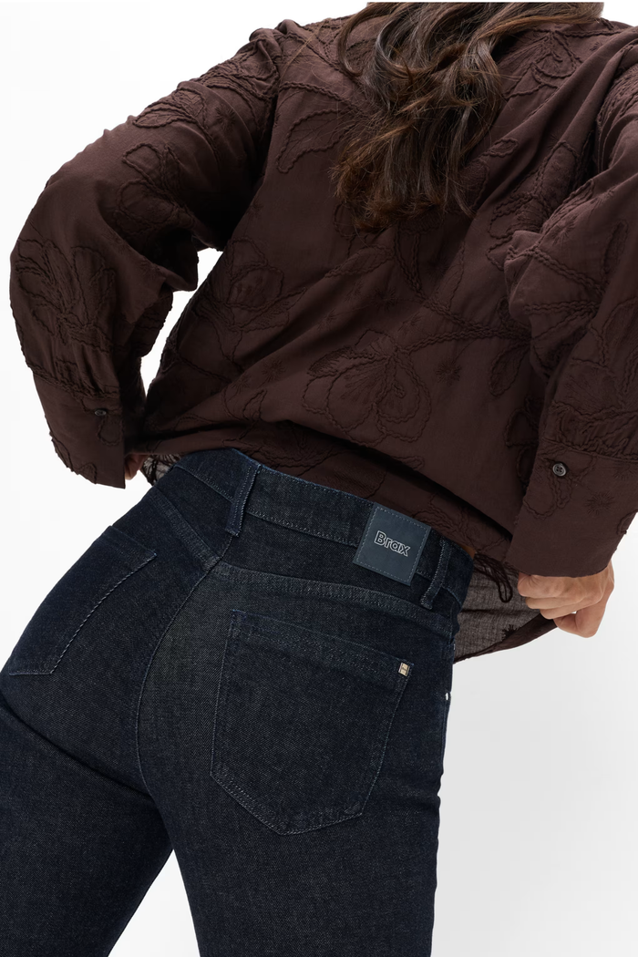 Brax Mary 09-6013-12 Bootcut Jeans Denim Dark Blue back view Shop Brax at Dotique