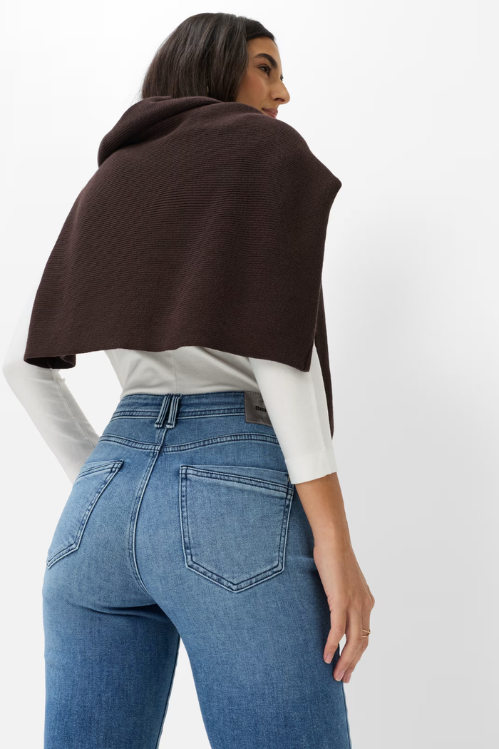 BRAX Mary Light Blue Straight Leg Jeans 09-6503-27 back view on model. You can Shop Brax at Dotique