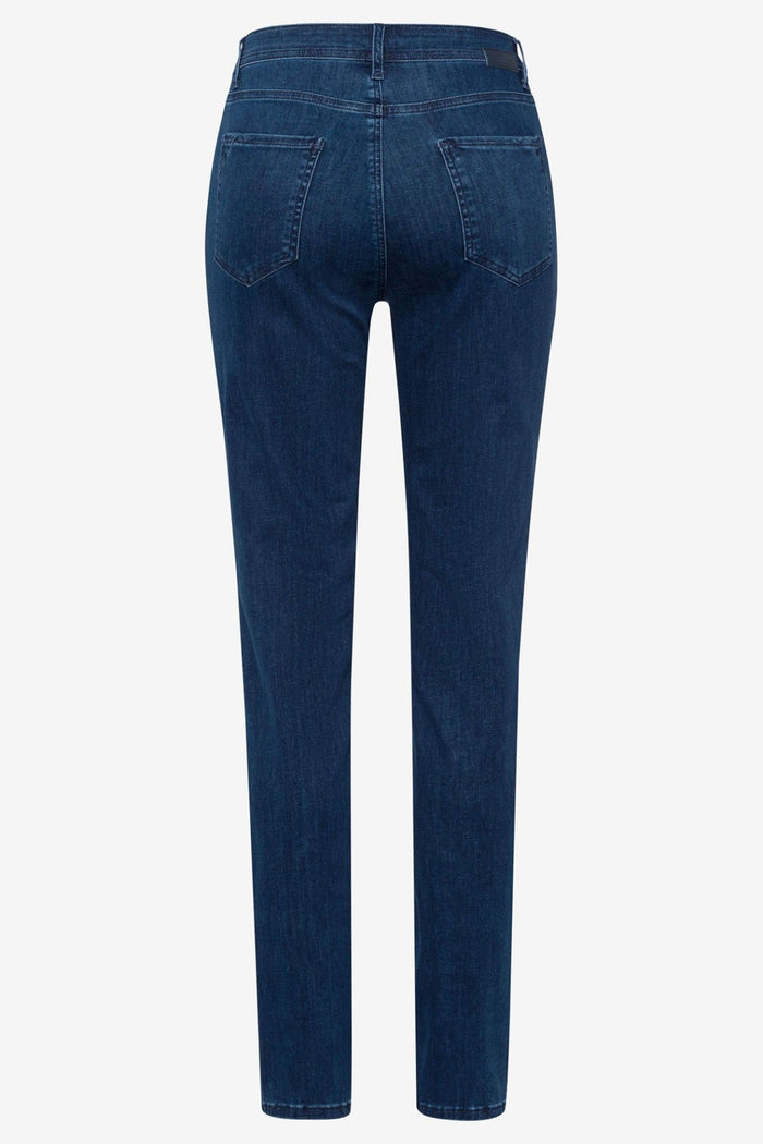 Brax Mary Used Short Length Blue Slim Fit Straight Leg Jeans 70 - 7000 25 - Dotique - Brax