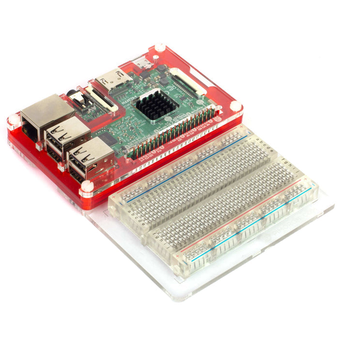 Breadboard Base for Pibow [Discontinued] by Pimoroni - The Pi Hut