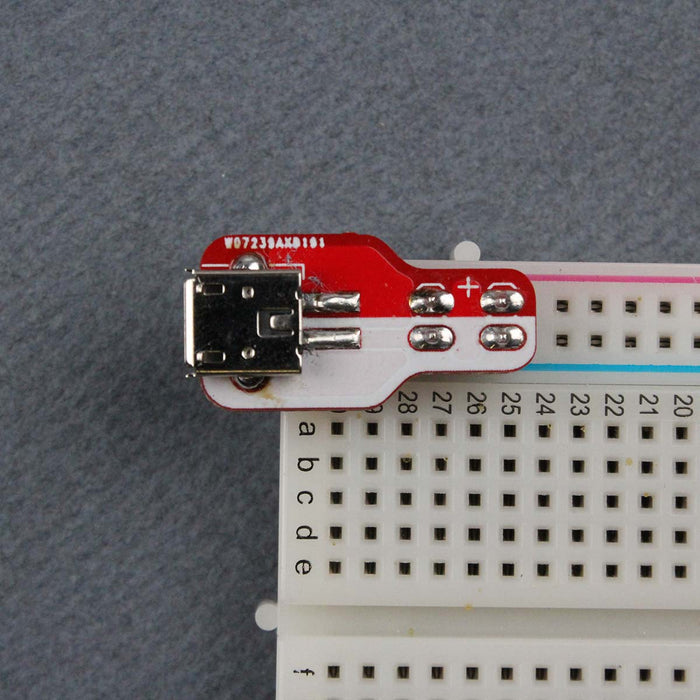Breadboard Power plate USB kit [Discontinued] by ProtoPic - The Pi Hut