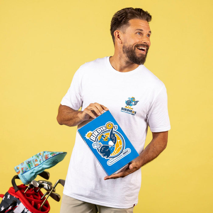 RSVLTS RSVLTS Breakfast Balls Breakfast Theme "Birdie O's" _ Crewneck Tee Breakfast Balls Breakfast Theme "Birdie O's" _ Crewneck Tee