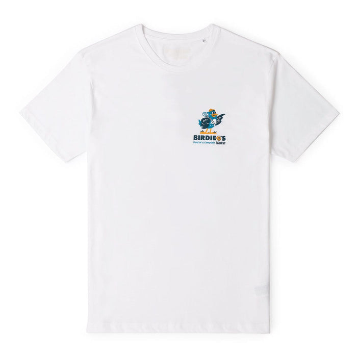 RSVLTS xs RSVLTS Breakfast Balls Breakfast Theme "Birdie O's" _ Crewneck Tee Breakfast Balls Breakfast Theme "Birdie O's" _ Crewneck Tee
