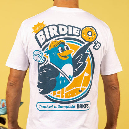 RSVLTS RSVLTS Breakfast Balls Breakfast Theme "Birdie O's" _ Crewneck Tee Breakfast Balls Breakfast Theme "Birdie O's" _ Crewneck Tee