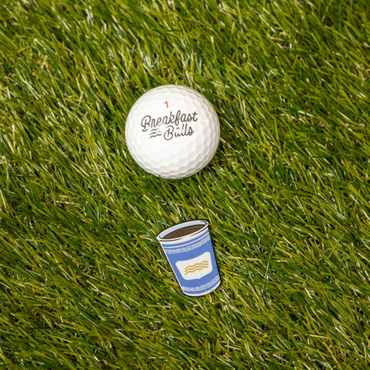 RSVLTS RSVLTS Breakfast Balls Breakfast Theme "Coffee Cup" _ Ball Marker Breakfast Balls Breakfast Theme "Coffee Cup" _ Ball Marker