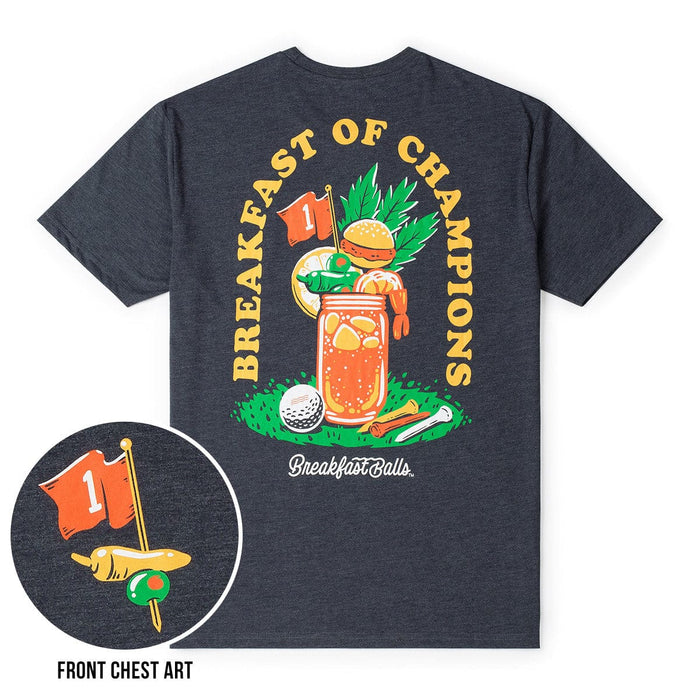 RSVLTS RSVLTS Breakfast Balls "Most Important Drink of the Day" _ Crewneck Tee Breakfast Balls "Most Important Drink of the Day" _ Crewneck Tee