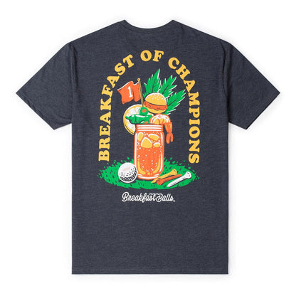 RSVLTS RSVLTS Breakfast Balls "Most Important Drink of the Day" _ Crewneck Tee Breakfast Balls "Most Important Drink of the Day" _ Crewneck Tee