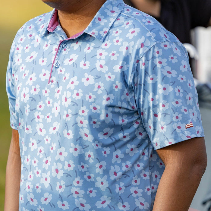 RSVLTS RSVLTS Oxford Floral – All-Day Polo