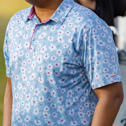 RSVLTS RSVLTS Oxford Floral – All-Day Polo