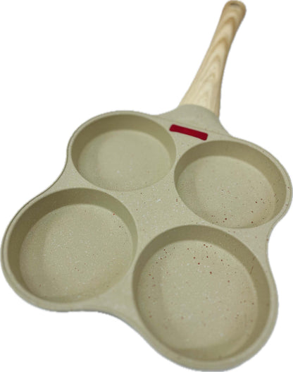 Breakfast Frying Pan Aluminum 4 Holes