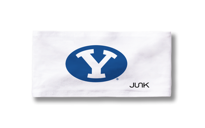 Brigham Young University: Y Logo White Big Bang Lite Headband - View 3