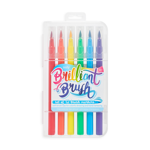 Brilliant Brush Markers - Set of 12