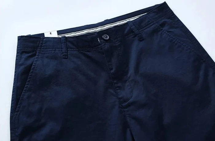 British cotton casual chinos - AntoniosClothing - apricot