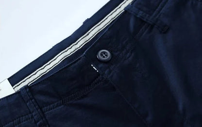 British cotton casual chinos - AntoniosClothing - apricot