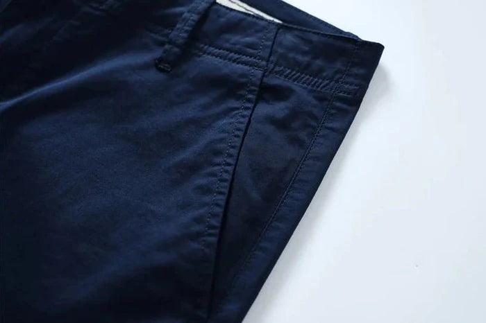 British cotton casual chinos - AntoniosClothing - apricot