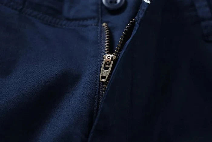 British cotton casual chinos - AntoniosClothing - apricot