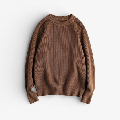 British retro casual sweater - AntoniosClothing - Navy blue