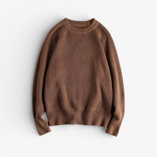 British retro casual sweater - AntoniosClothing - Navy blue