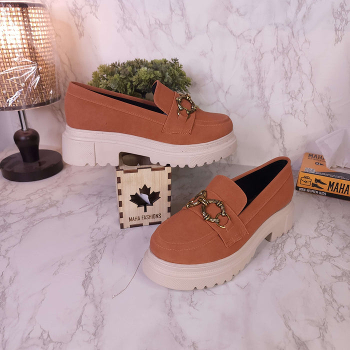 Brown Casual Platform Shoes - Maha fashions -  Women Clothing