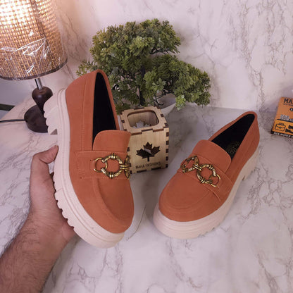 Brown Casual Platform Shoes - Maha fashions -  Women Clothing