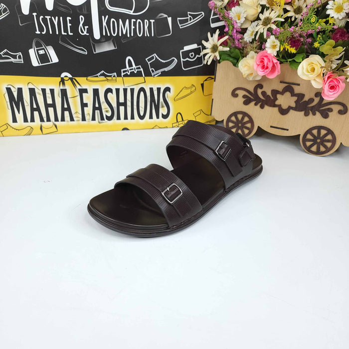 Brown Men Sandals - Maha fashions -
