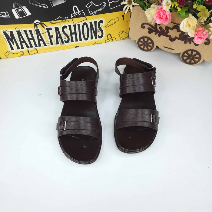 Brown Men Sandals - Maha fashions -