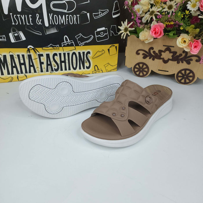 Brown Softies - Maha fashions -  Women Footwear