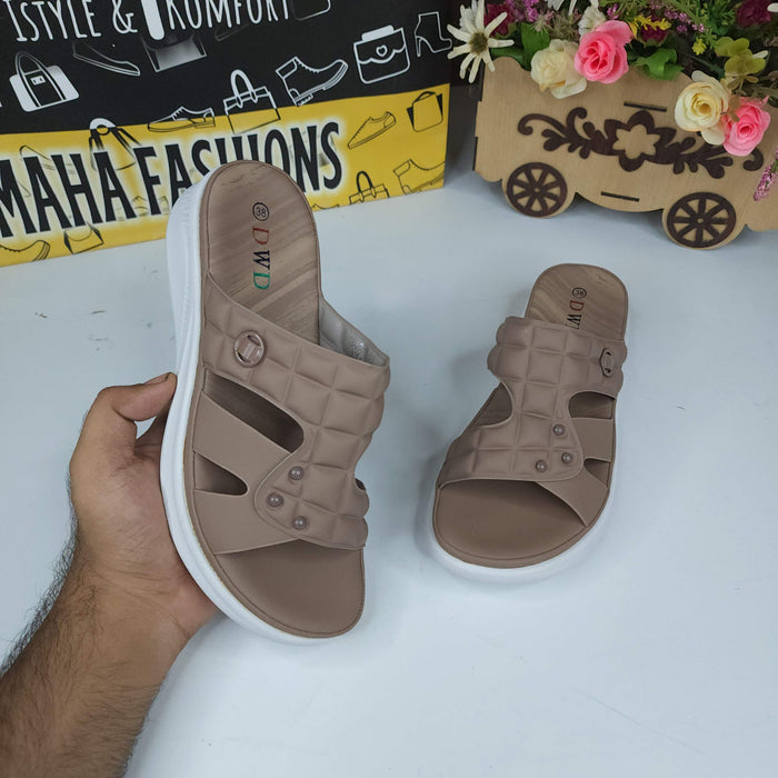 Brown Softies - Maha fashions -  Women Footwear
