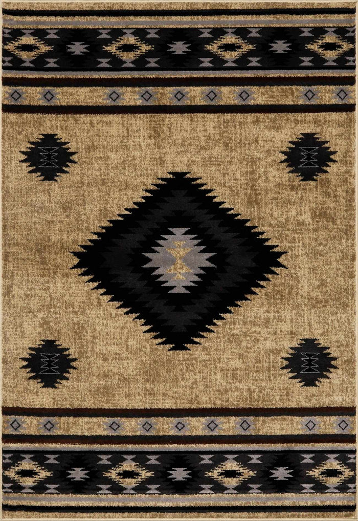 Buckhaven Brown Aztec Carpet [Online Only]