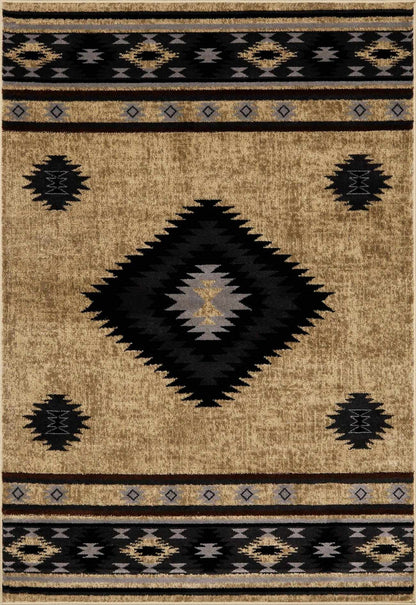 Buckhaven Brown Aztec Carpet [Online Only]