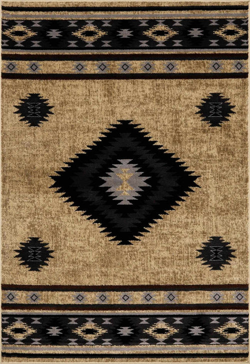 Buckhaven Brown Aztec Carpet [Online Only]