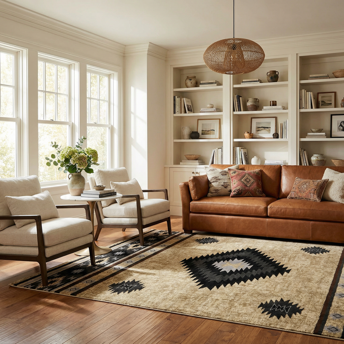 Buckhaven Brown Aztec Carpet [Online Only]