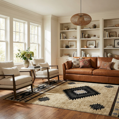 Buckhaven Brown Aztec Carpet [Online Only]