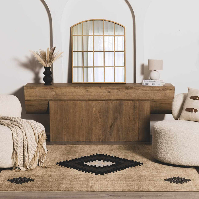 Buckhaven Brown Aztec Carpet [Online Only]