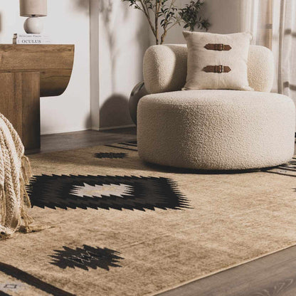 Buckhaven Brown Aztec Carpet [Online Only]