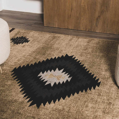 Buckhaven Brown Aztec Carpet [Online Only]