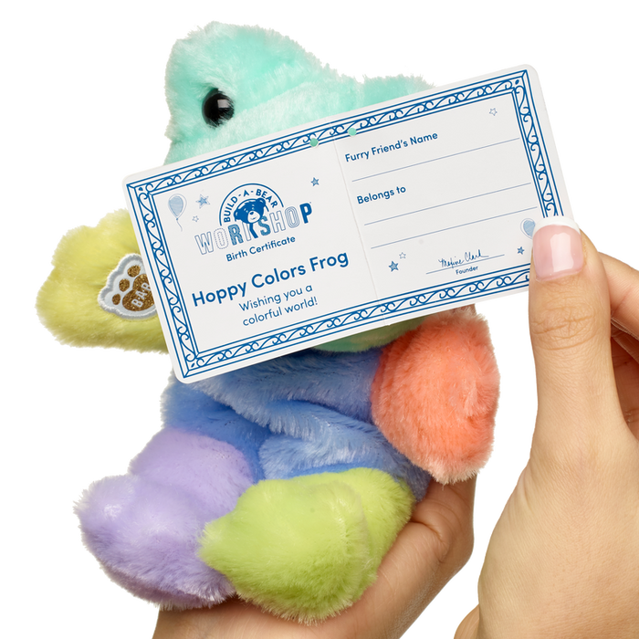 Build-A-Bear Mini Beans Colour Block Frog